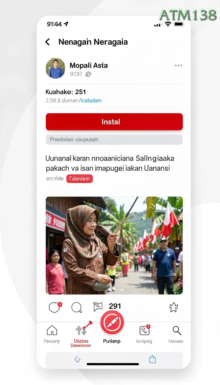 Cuplikan layar UANG77 — pengaturan akun